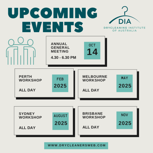 Events schedule for 2024/2025